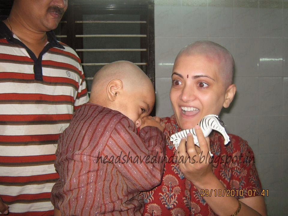 Head Shaved Indians Young Indian Mom And Her Boy He
