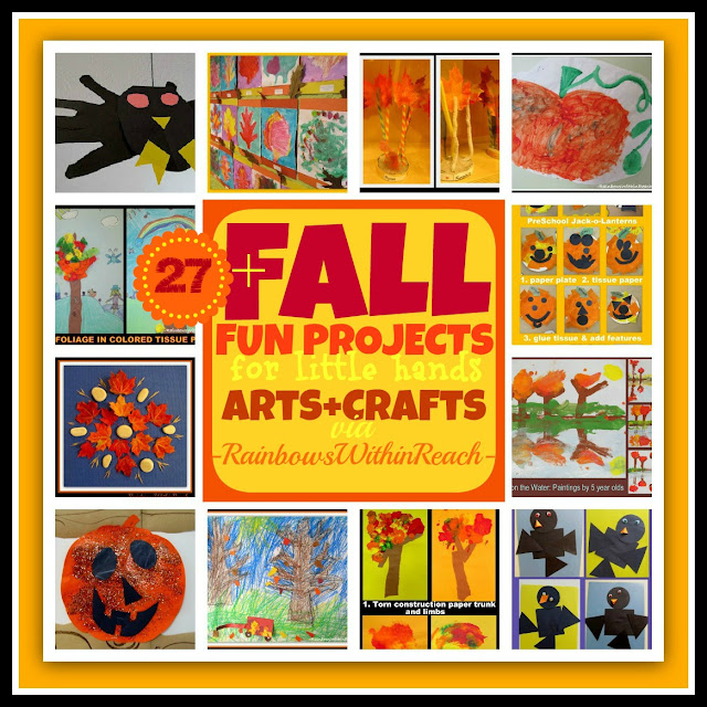 photo of: Fall Arts + Crafts Projects for Children (Fall RoundUP via RainbowsWithinReach) 