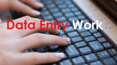 Earn Money by Data Entry Work