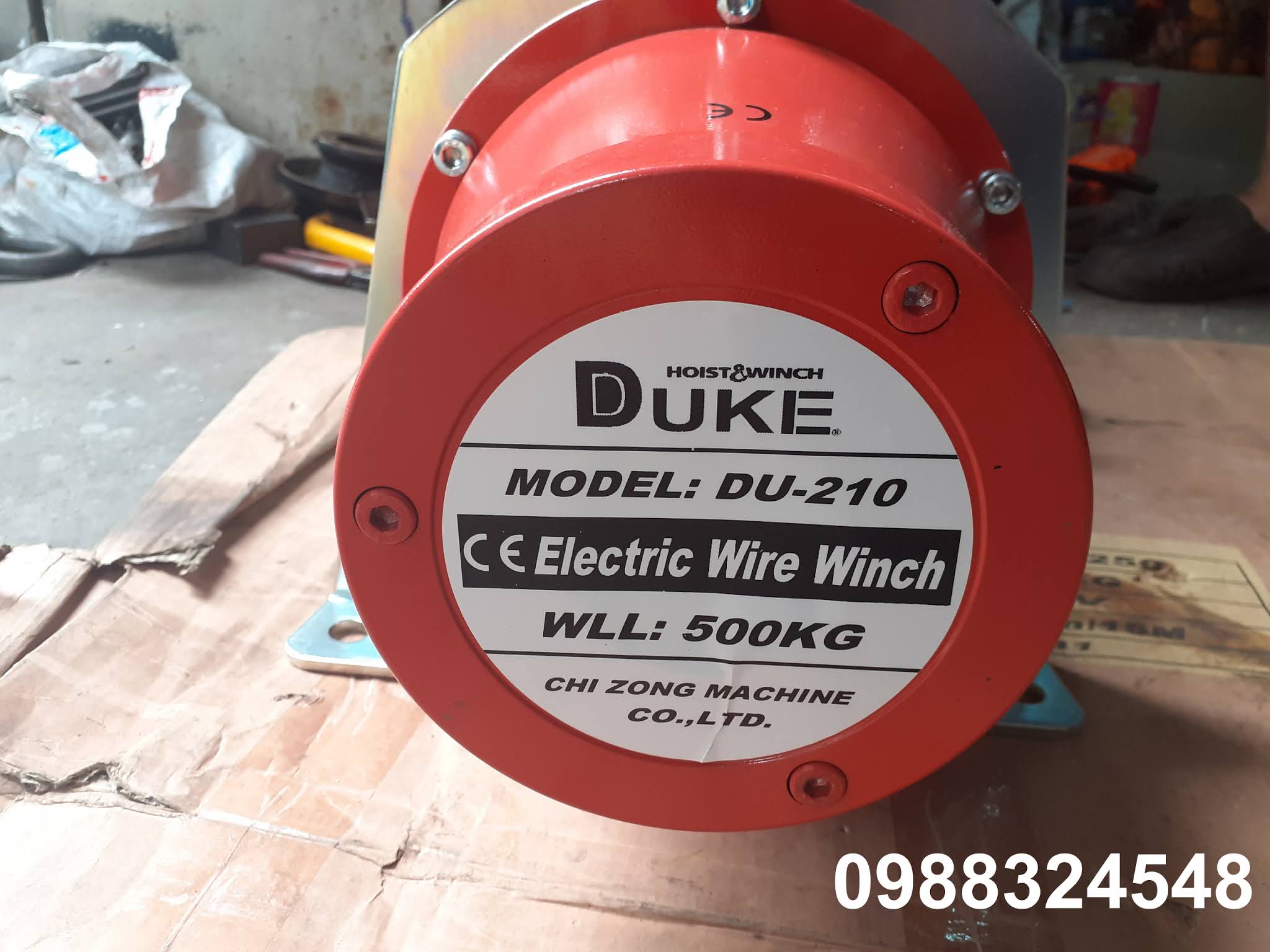 Tời cáp điện Duke  DU-210 nâng 500kg