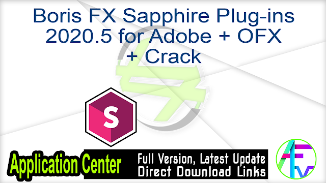 sapphire plugin after effects cc 2020