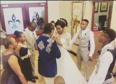 1a South African Lesbian athlete, Caster Semenya weds partner on her birthday (Photos)