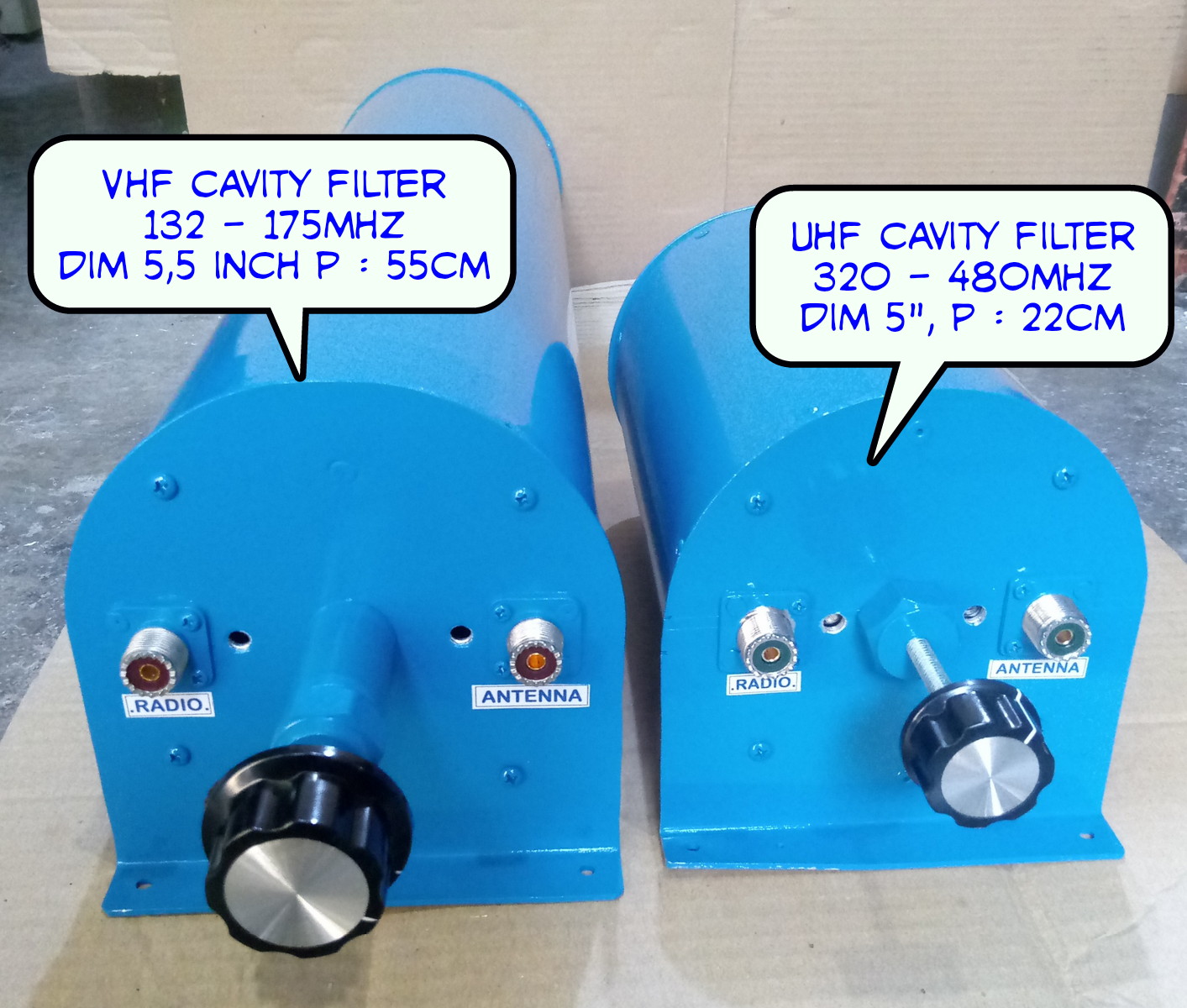 BAGOES COMMUNICATION RADIO SERVICE Cavity filter vhf dan uhf