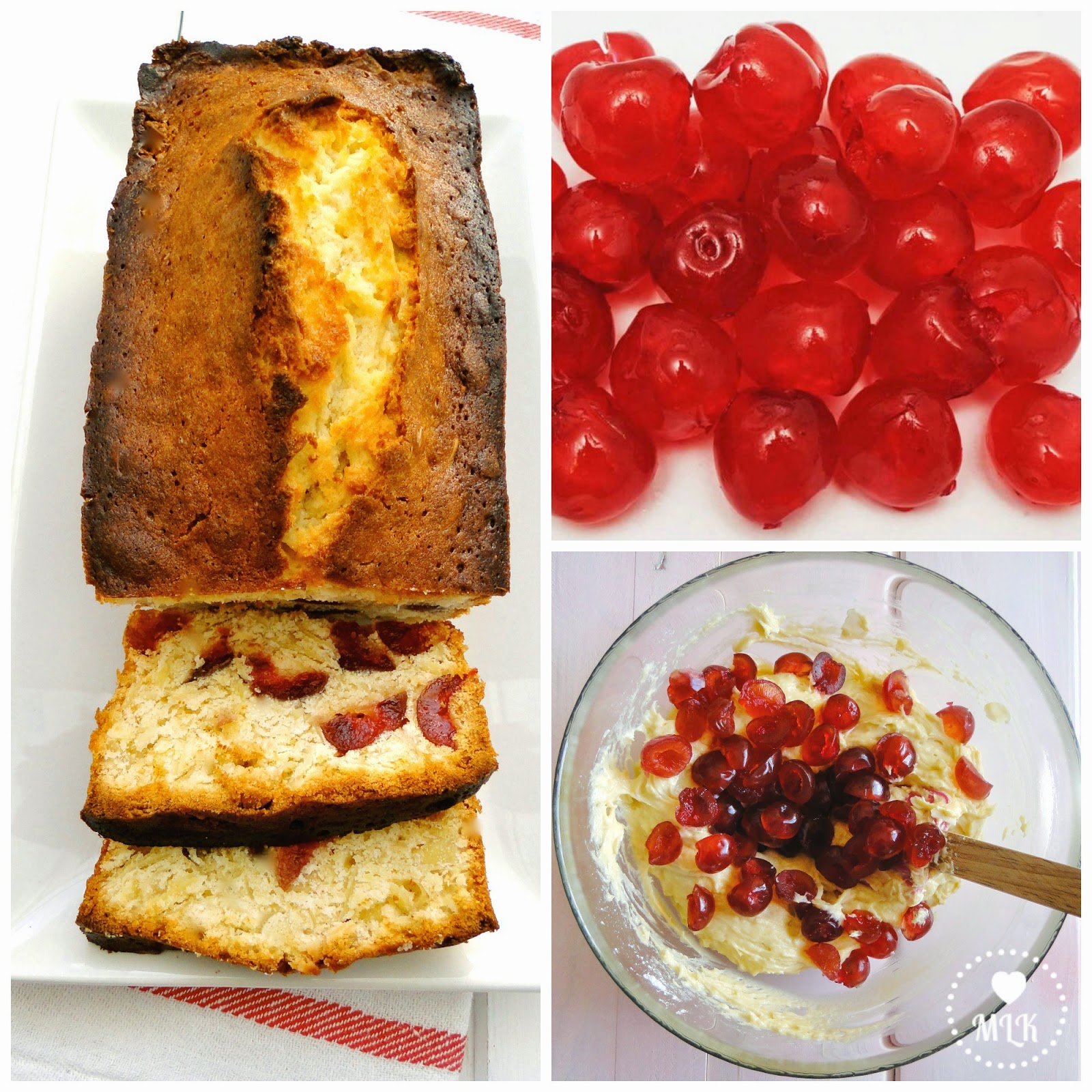 My little Bizcocho de cerezas confitadas y almendras My little Bizcocho de cerezas confitadas y almendras