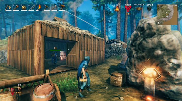 Valheim3 商人前拠点画像