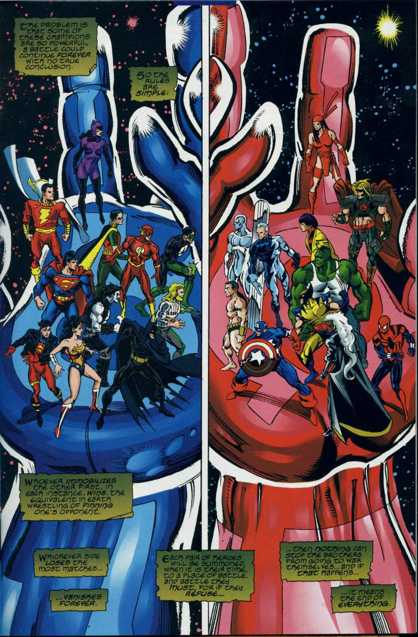 Gentlemen of Leisure: X-amining Marvel Versus DC #1-4