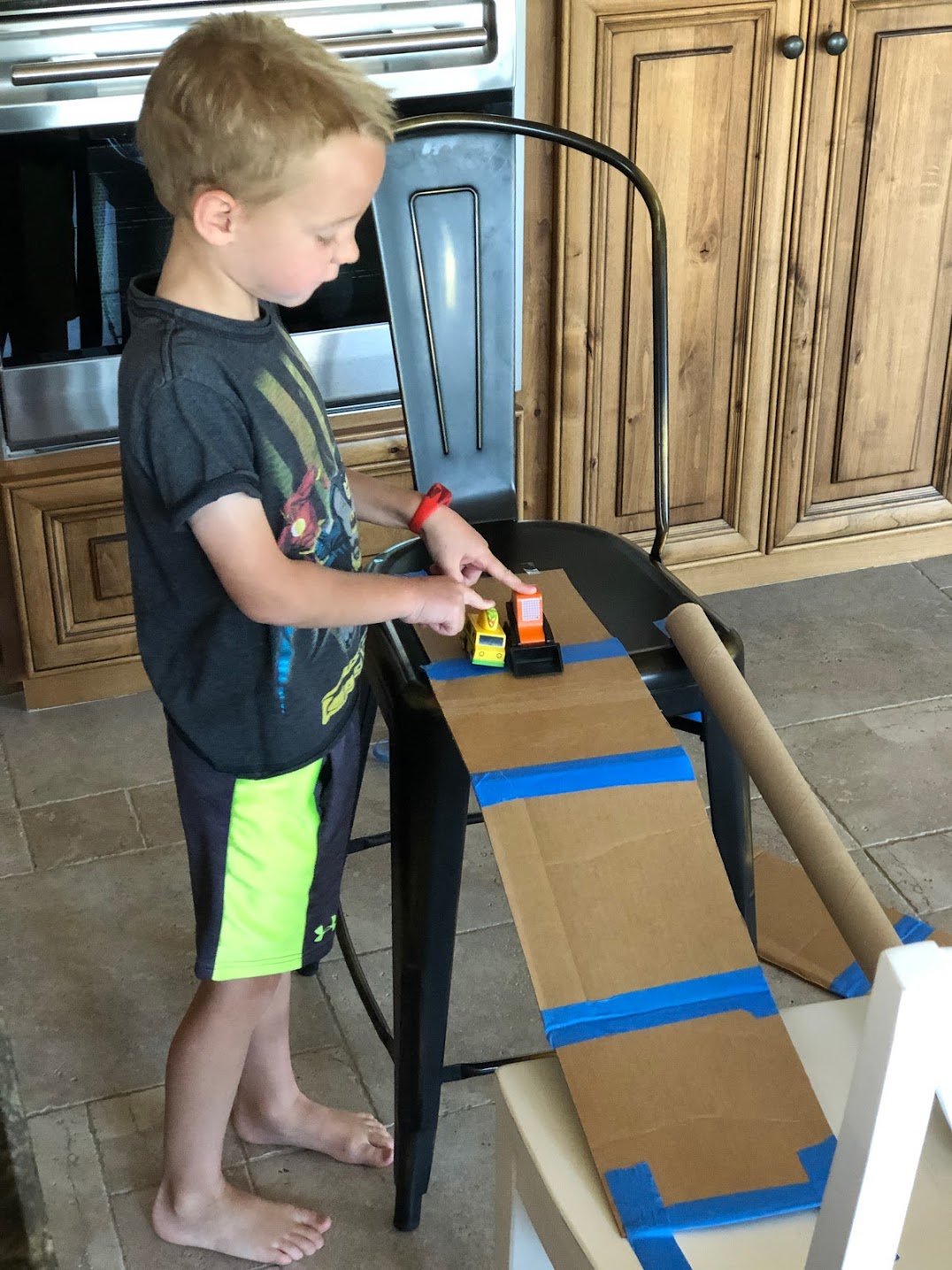 toddler ride on car with ramp