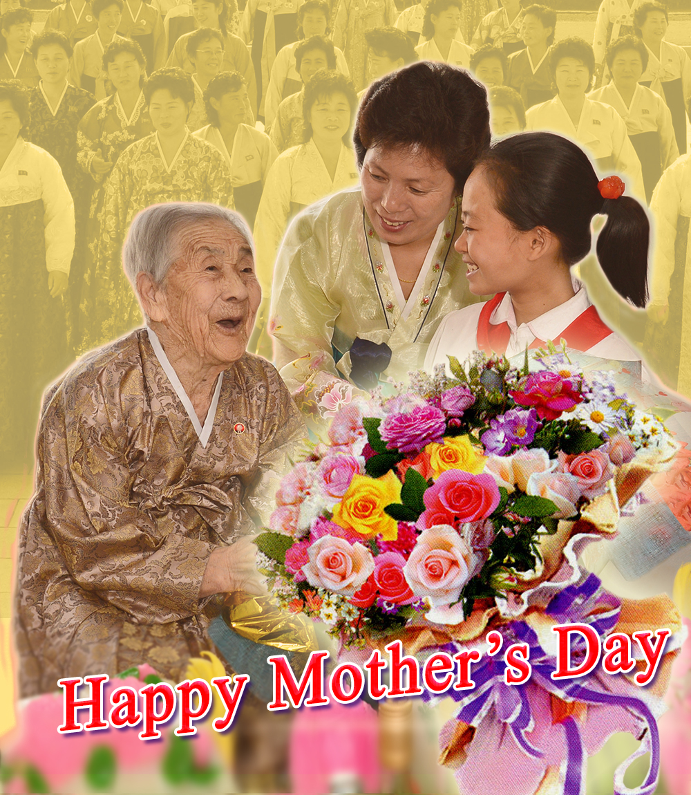 Happy Mother's Day in People's Korea(pictures from Ryugyong Media