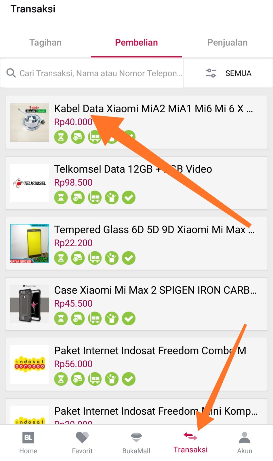 Cara Cek Resi Paket Belanja Online Lewat Bukalapak Melalui Aplikasi Jasa Ekspedsisi Sicepat