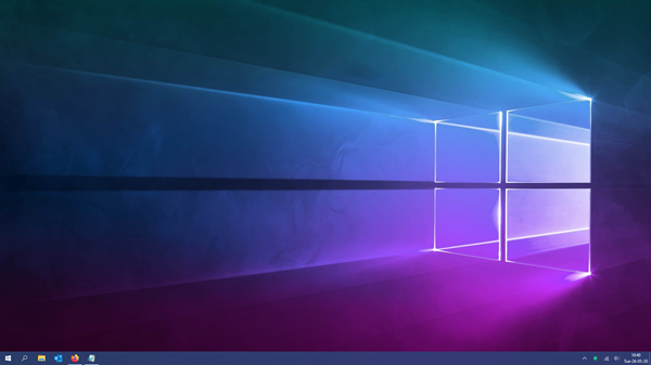 riordina il desktop di Windows 10