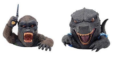 San Diego Comic-Con 2021 Exclusive Godzilla vs Kong Mondoids Vinyl Figures by Mondo