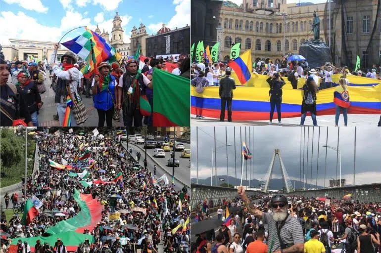 protestas en colombia