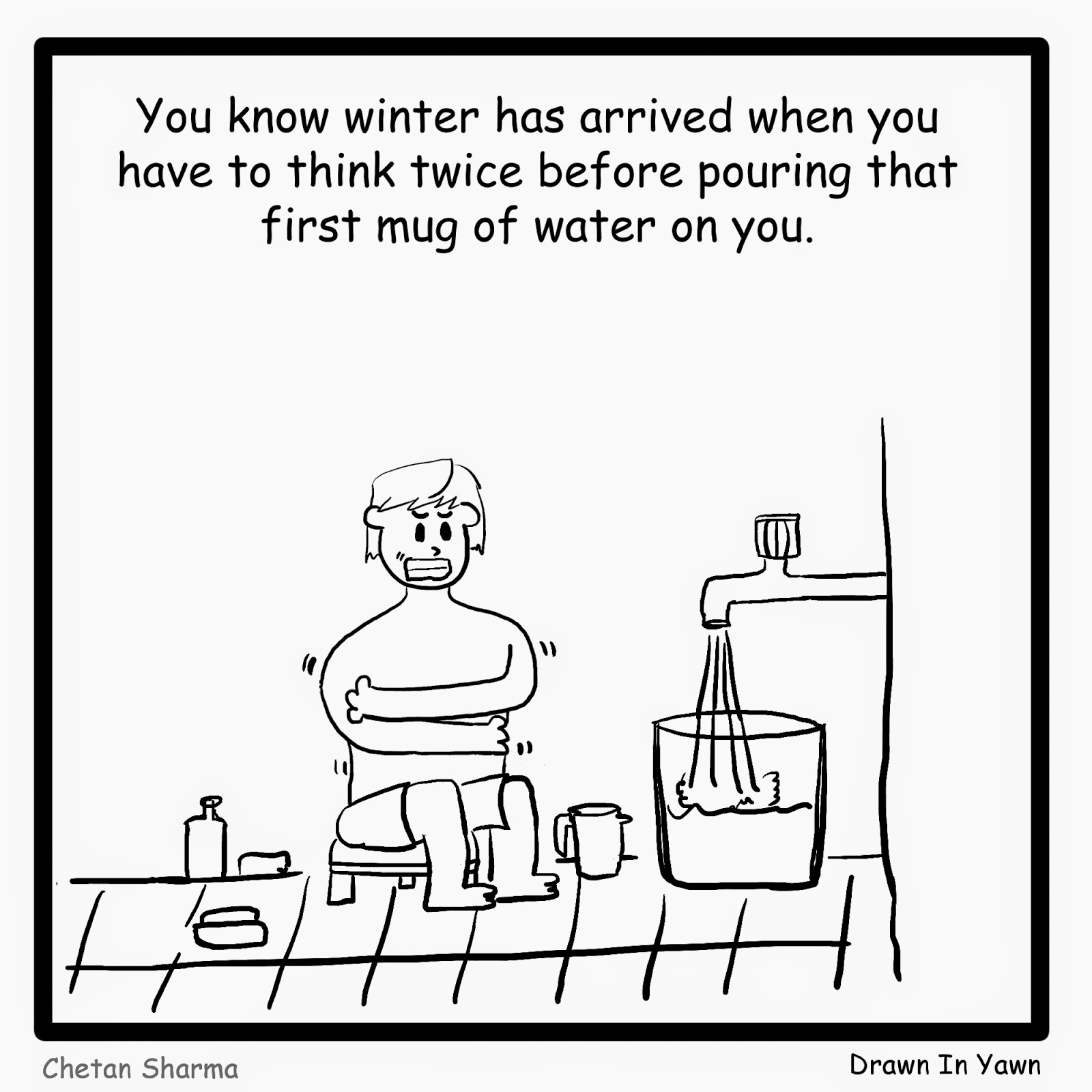 Drawn In Yawn Winter