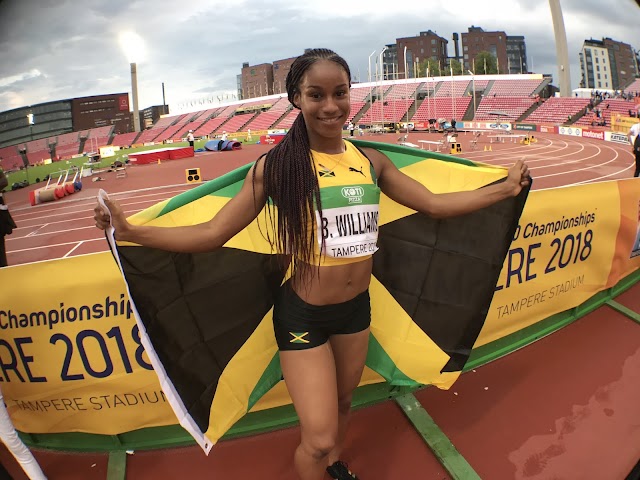 17-year-old Jamaican sprinter Briana Williams fails drugs test