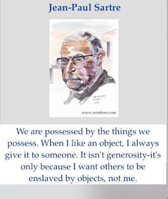 Jean-Paul Sartre Quotes. Existentialism Quotes, Choices & Life Quotes. Jean-Paul Sartre Philosophy. Inspirational quotes, Status, photos. one line words