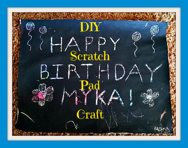 Mixed Bag Mama DIY Scratch Pad Craft