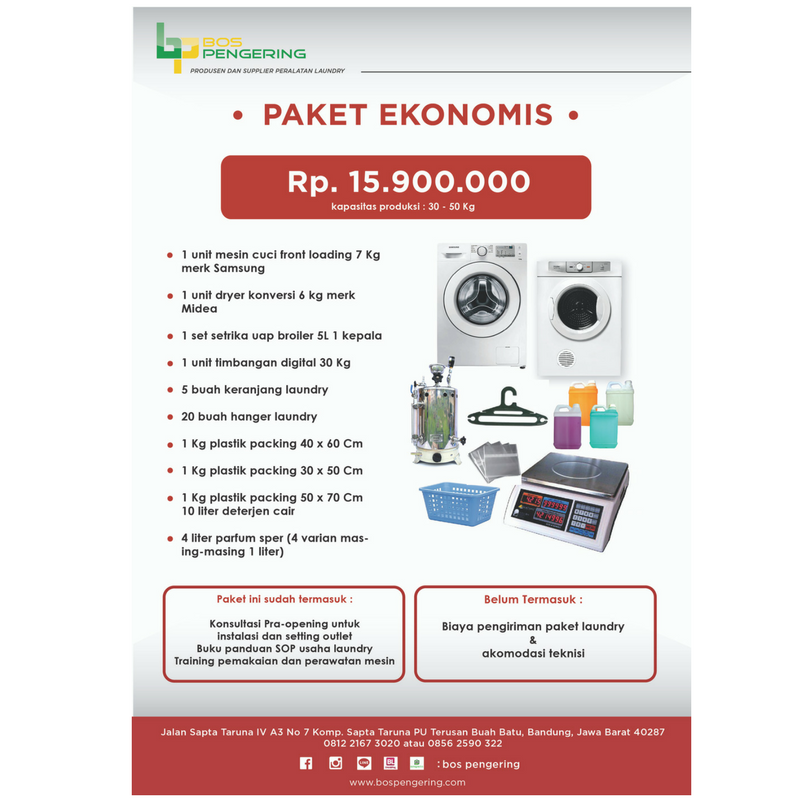 PRODUSEN KONVERSI / MODIFIKASI PENGERING LAUNDRY BANDUNG( BOS PENGERING