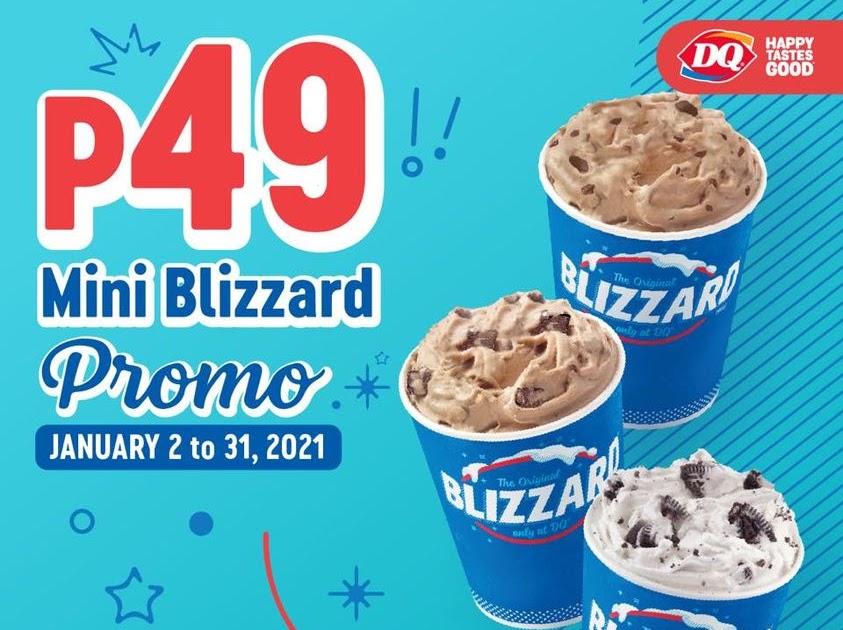 Manila Shopper Dairy Queen Mini Blizzard Promo