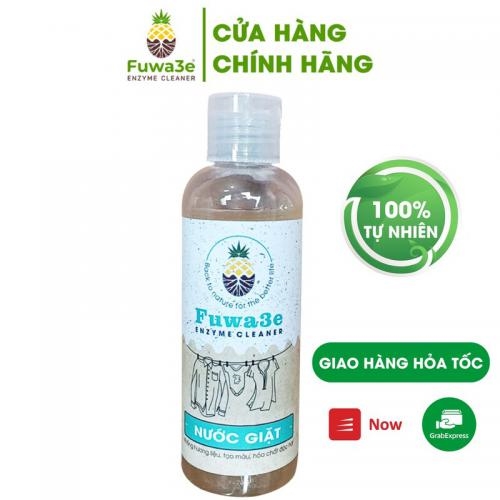Nước giặt hữu cơ Fuwa3e organic sinh học 100ml giặt quần áo đồ lót, an toàn cho em bé