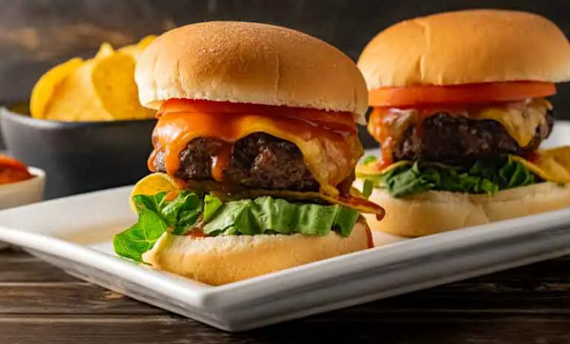 alt="burger,Taco Grilled Burger,foods,food recipes,recipes,yummy,delicious"
