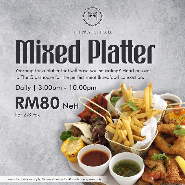 Jom Nikmati Mixed Platter & Afternoon Tea di Prestige Hotel Pulau Pinang