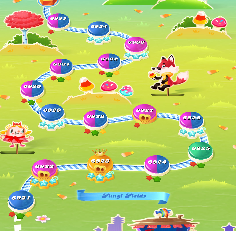 Candy Crush Saga level 6921-6935 Candy Crush Saga level 6921-6935