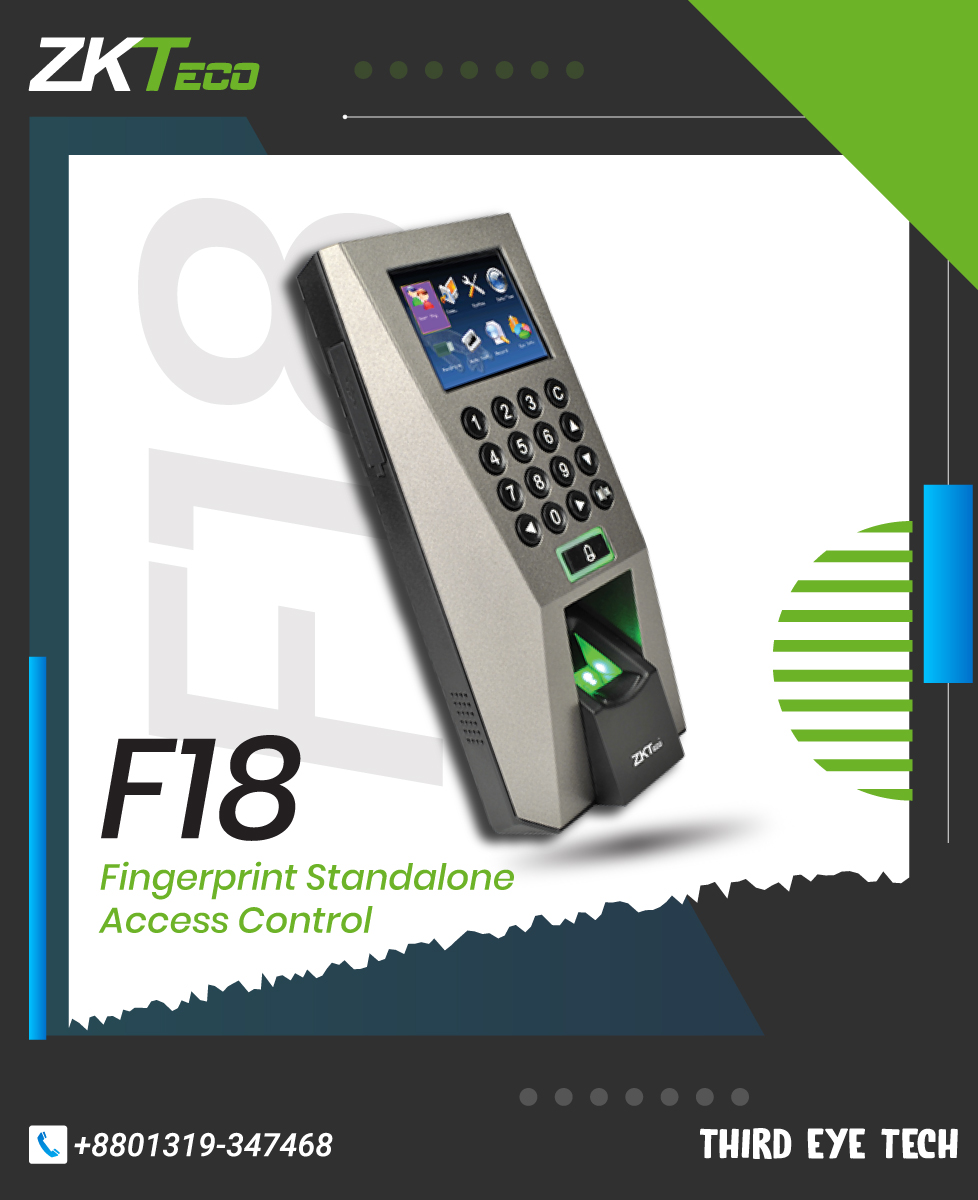 ZKTeco Bangladesh ZKTeco F18 Price In bd