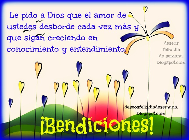 Buenos Deseos De Bendiciones En Amor Y Crecimiento