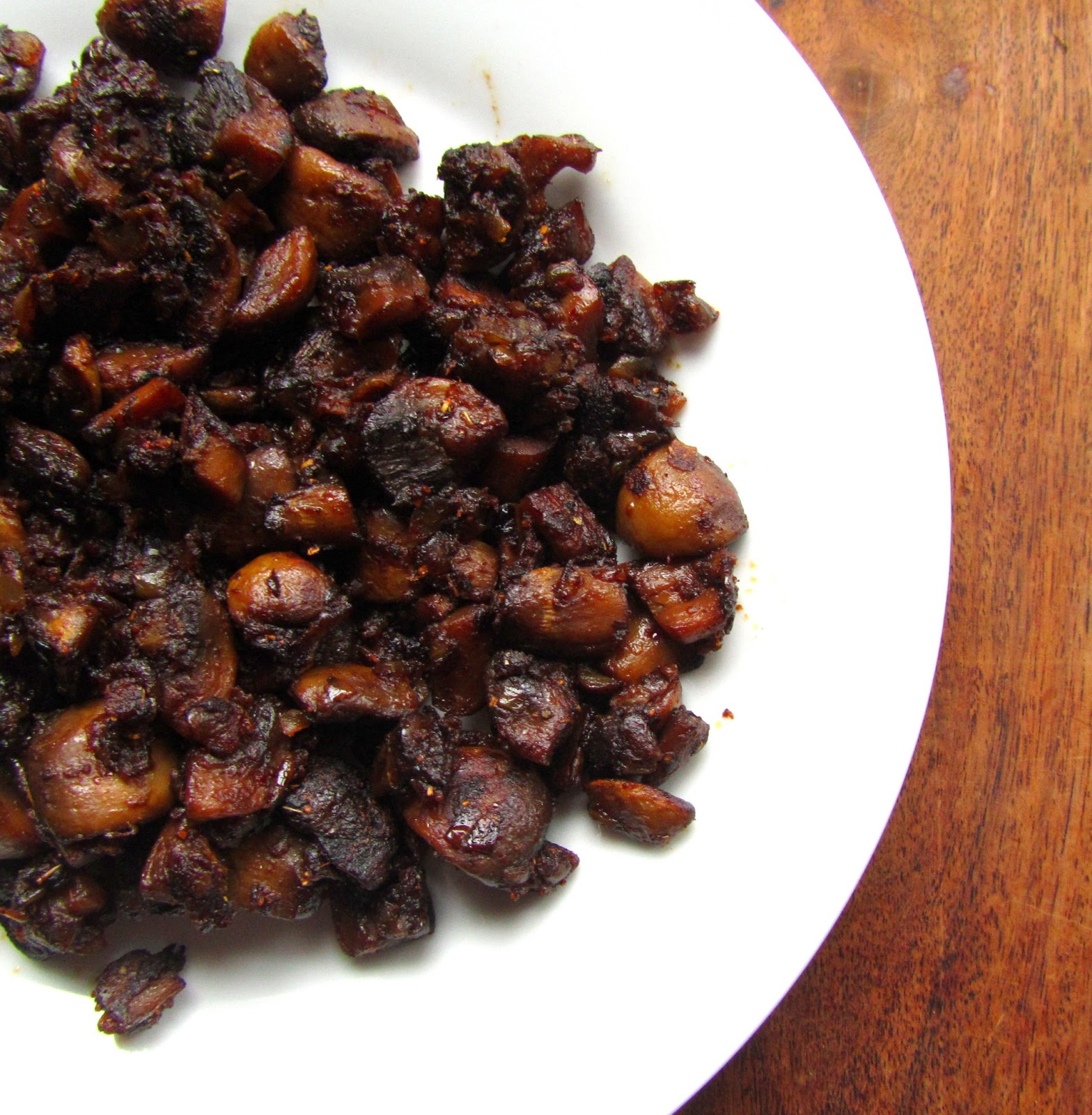 Indulge... Mushroom Dry Fry Mushroom Pepper Fry Mushroom Dry