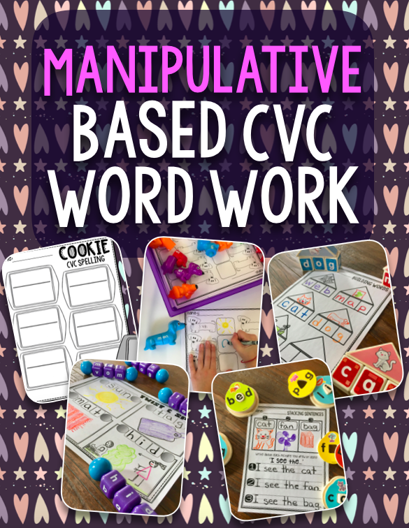 Happy Little Kindergarten Manipulative Based Word Work in Kindergarten