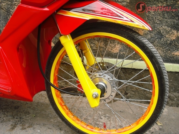 Modifikasi Honda Beat Velg 17 2014