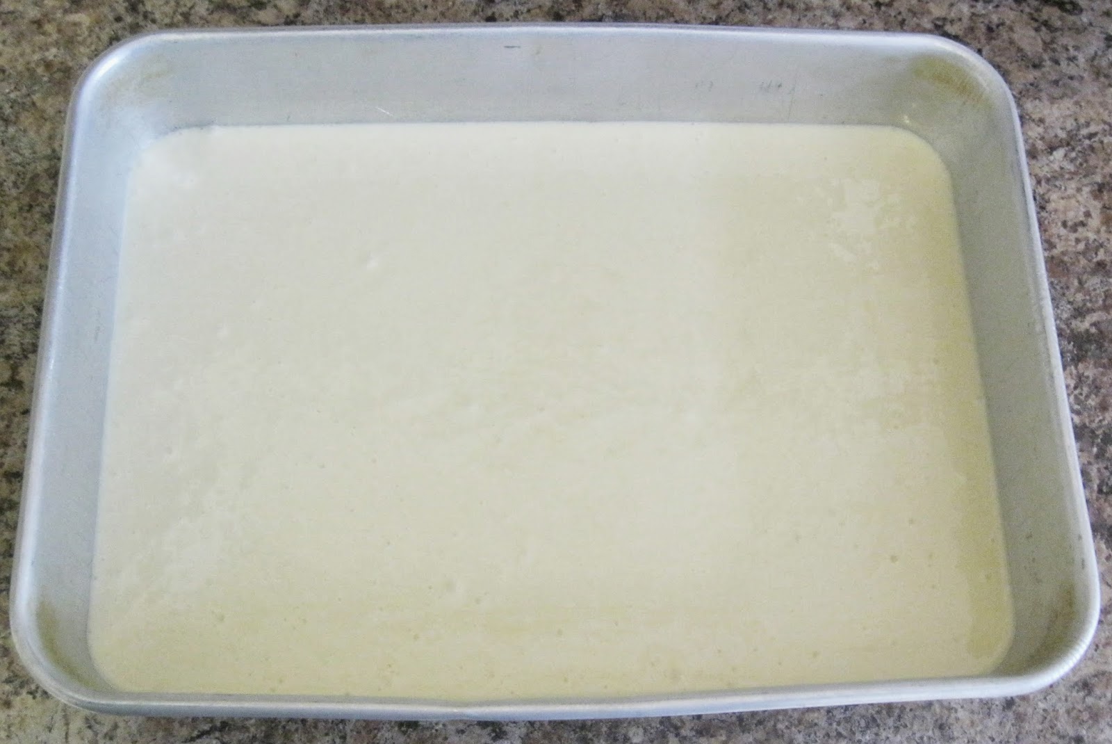 A Handful of Everything Green Jello Cake