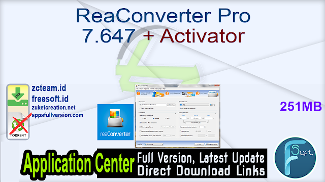 ReaConverter Pro 7.647 + Activator_ ZcTeam.id