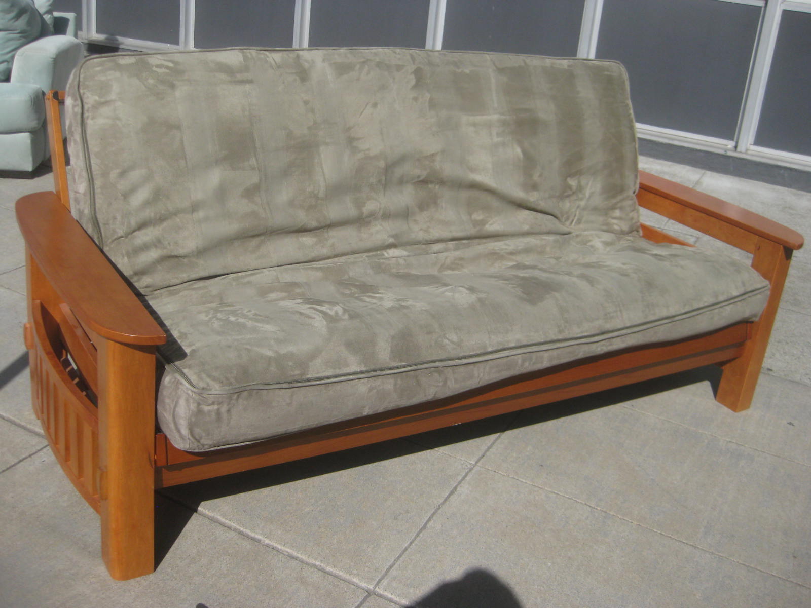 UHURU FURNITURE & COLLECTIBLES SOLD Futon and Frame 165