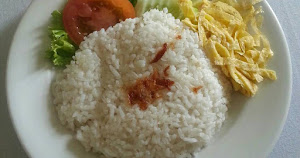Nasi uduk sederhana