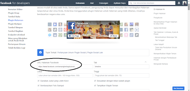 Cara Simple Memasang Fanspage 