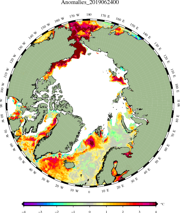 Arktyczny Lod Czerwca 2019