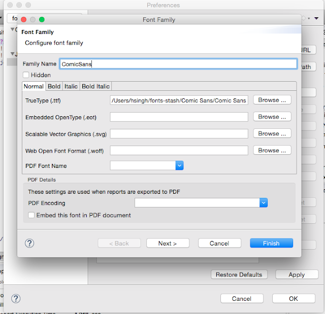 Jasper Reports using unavailable fonts