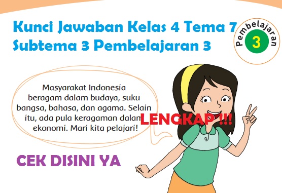 Kunci Jawaban Kelas 4 Tema 7 Subtema 3 Pembelajaran 3 Simple News Kunci Jawaban Lengkap Terbaru