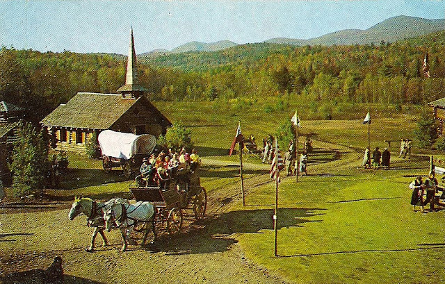 Frontier Town Postcard