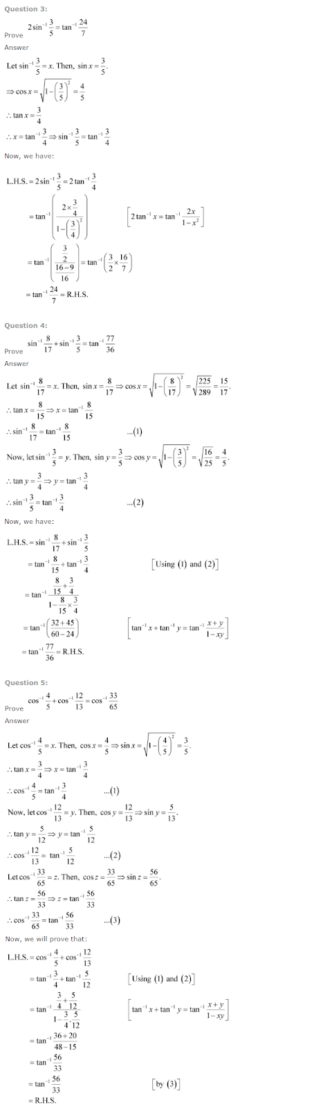 NCERT Solutions For Class 12 Maths Solutions