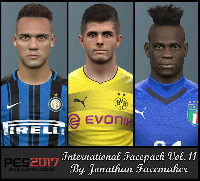 Ultigamerz Pes 2017 Balotelli Pulisic Lautaro Faces