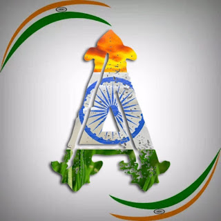 A Name Whatsapp Dp, Tiranga dp image India Flag A Letter Wallpaper