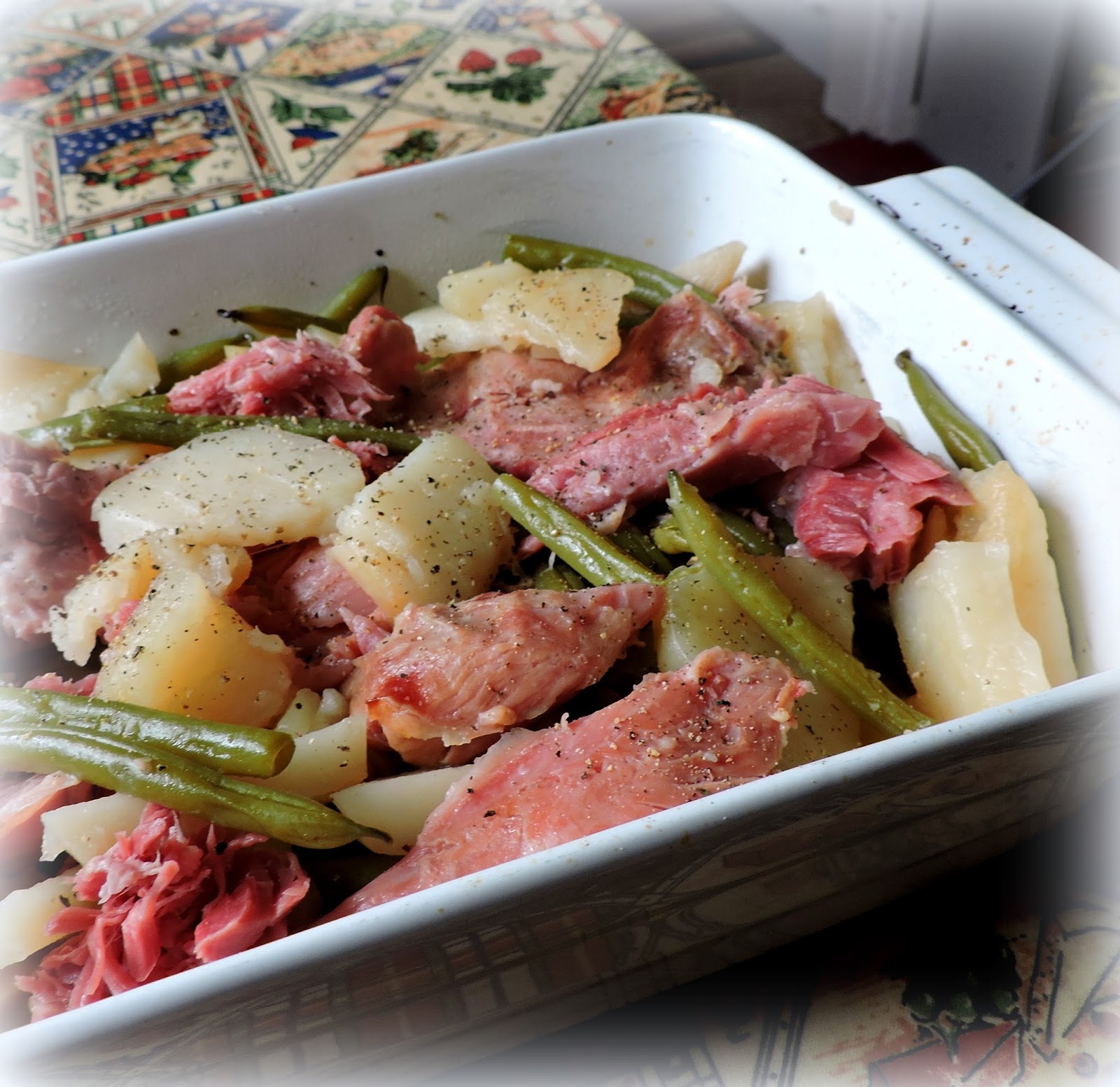Crock Pot Ham, Beans and Potatoes The English Kitchen