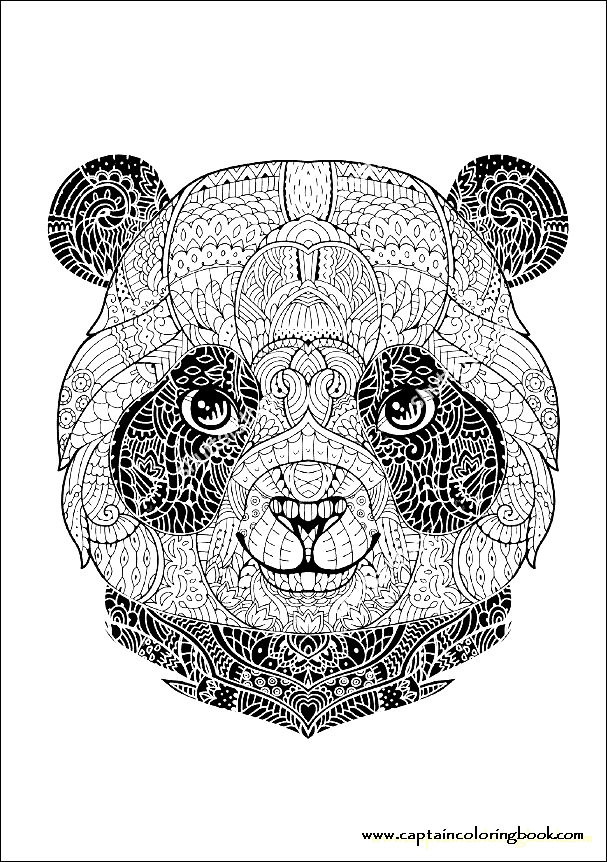Panda Mandala Coloring pages Free Mandala