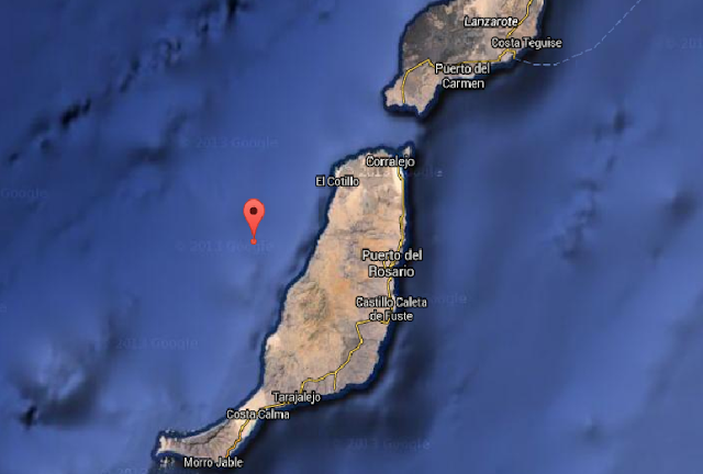 terremoto sentido  en Fuerteventura y el hierro 19 diciembre