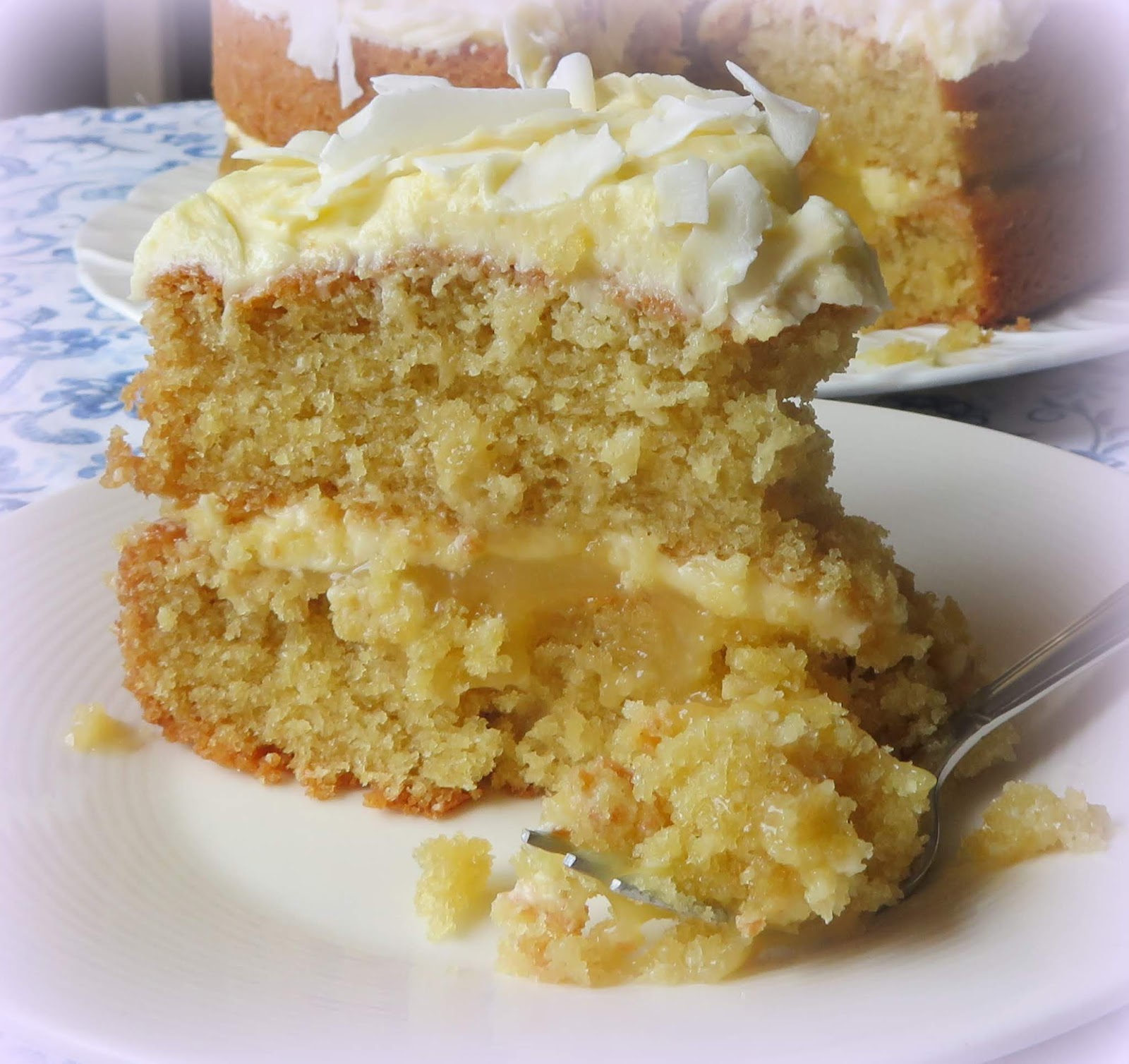 The English Kitchen Coconut & Lemon Cake