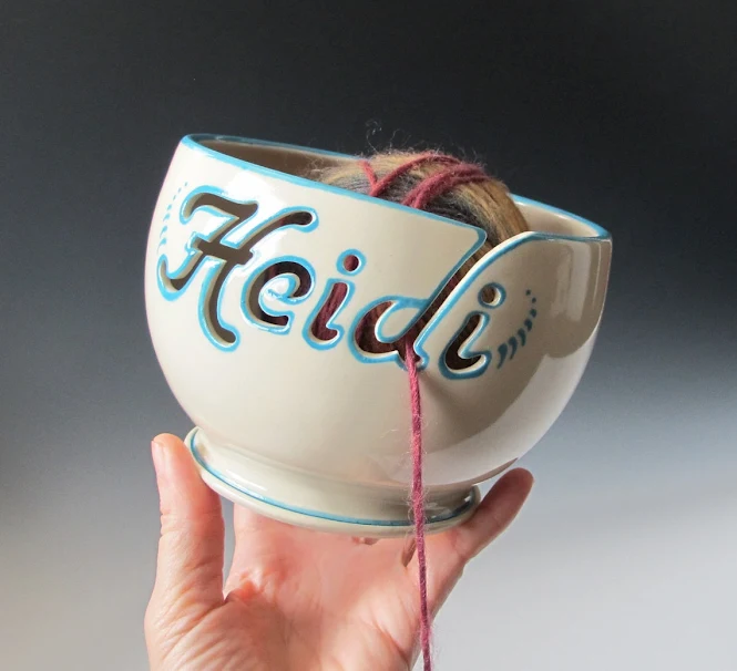 Crafters' Wish List: Personalized Yarn Bowl