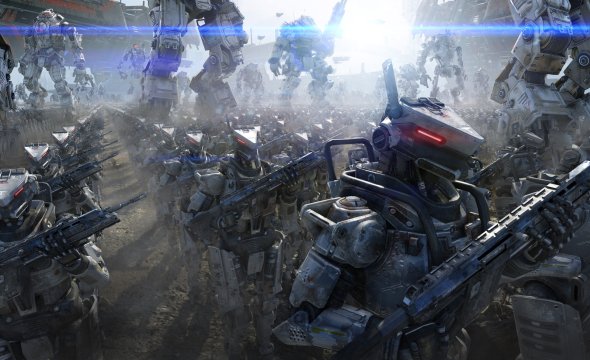 Tu Bui 2buiart deviantart ilustrações ficção científica robôs mechas soldados futuristas game titanfall