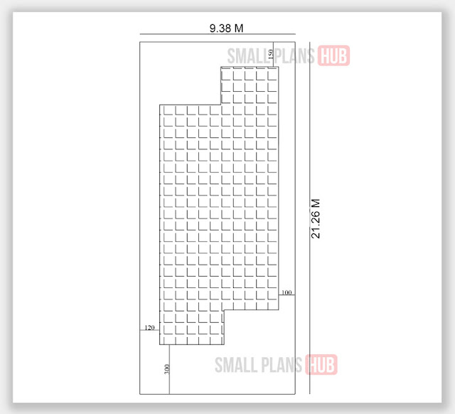 1604 Sq.ft. 4 Bedroom Double Floor Plan Site Plan
